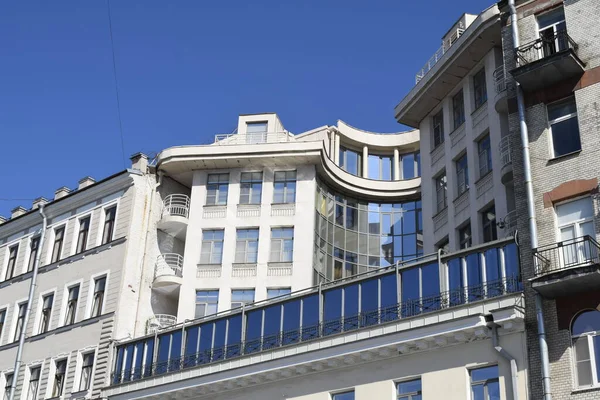 Detalhes Fachada Edifício — Fotografia de Stock