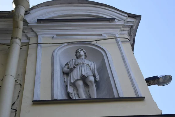 Details Van Gevel Van Het Gebouw — Stockfoto