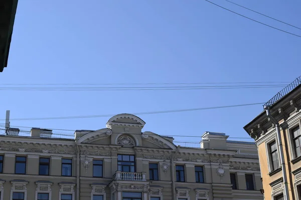 Details Van Gevel Van Het Gebouw — Stockfoto