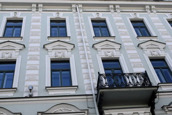 Detalhes Fachada Edifício — Fotografia de Stock