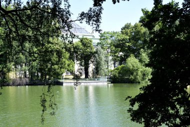 Bir park, insanların dinlenebileceği ve yürüyebileceği bir yer.