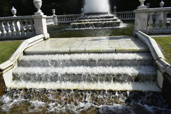 Fountain Landscape Design Park — Stock Photo, Image