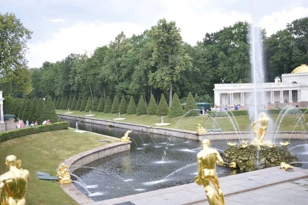 Fountain Park Landscape Design — Stock Photo, Image