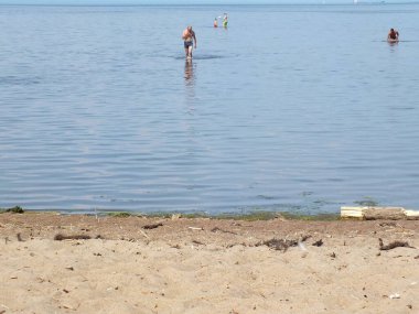 Deniz manzarası, deniz plajı.