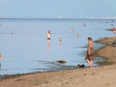 Deniz manzarası, deniz plajı.