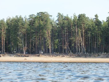 Deniz manzarası, deniz plajı.