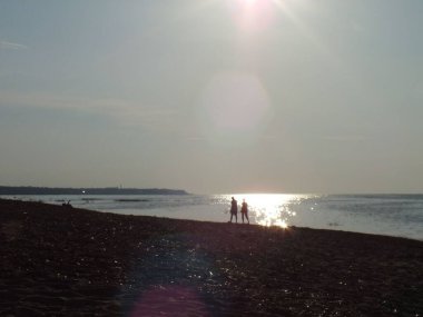 Deniz manzarası, deniz plajı.