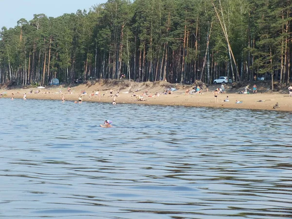 Tengerre Néző Tengerre Néző Strand — Stock Fotó