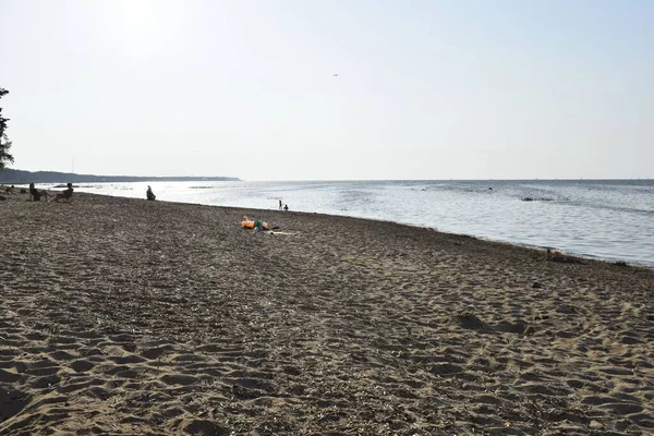 Recreação Praia Pessoas Mar Areia — Fotografia de Stock
