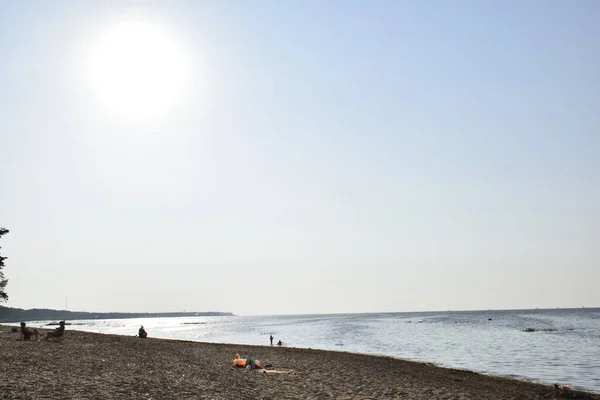 Erholung Strand Der Menschen Meer Sand — Stockfoto