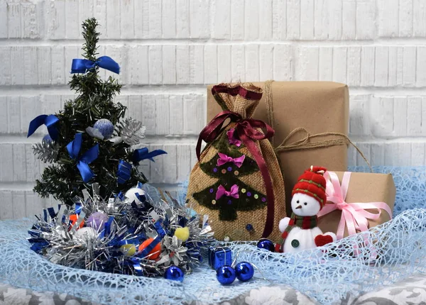 Kerstboom Geschenken — Stockfoto