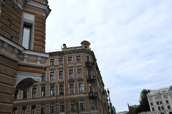 Fachada Del Edificio Ventanas — Foto de Stock