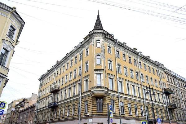 Fachada Edifício Janela Baía — Fotografia de Stock