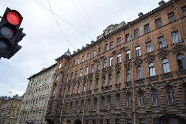 Bir binanın dış cephesinin ayrıntıları