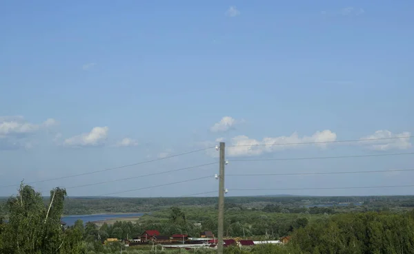 Plattelandsgebieden Woonhuizen Van Mensen — Stockfoto