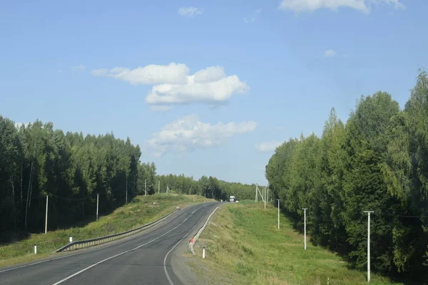 Autostrada Autostrada Samochód Drodze — Zdjęcie stockowe