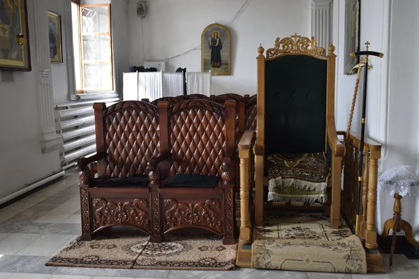 Décoration Dans Église Orthodoxe Objets Religieux — Photo