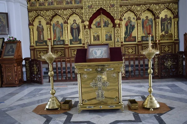 Ícones Ortodoxos Santos Igreja — Fotografia de Stock