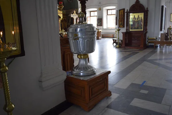 Décoration Dans Église Orthodoxe Objets Religieux — Photo