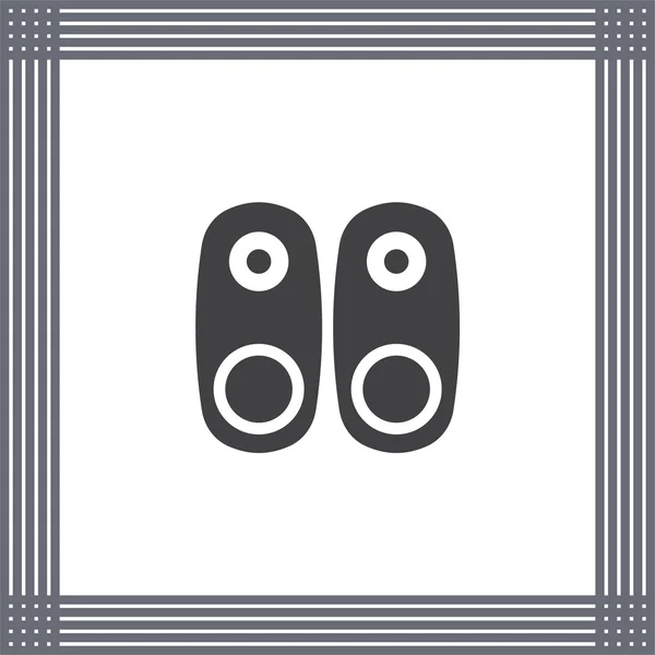 audio speakers vector icon