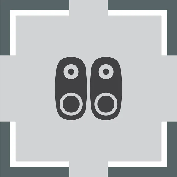 audio speakers vector icon