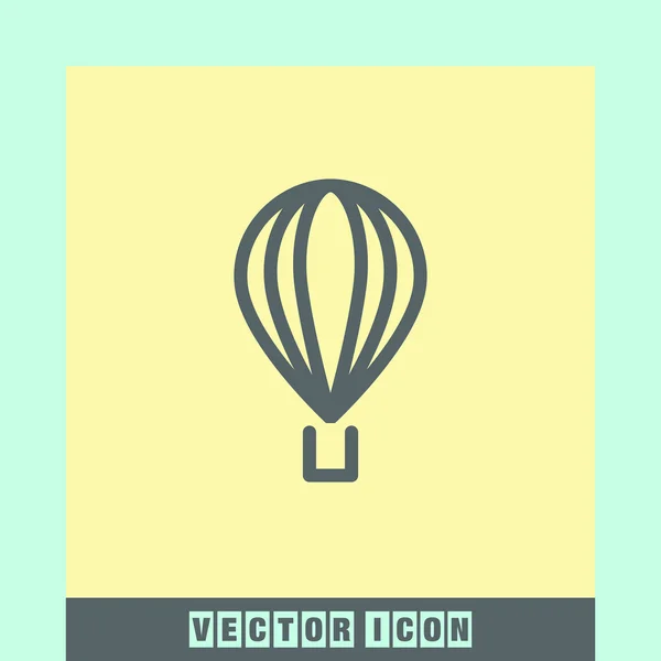 Air baloon line icon