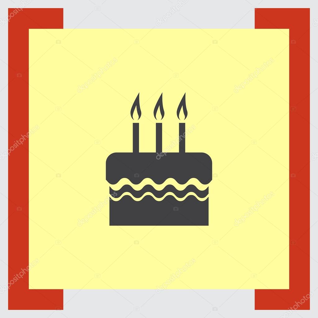Icone Cake Vector Symbole D Un Anniversaire Heureux Signe De Celebration Image Vectorielle Quka C Icone Cake Vector Symbole D Un Anniversaire Heureux Signe De Celebration Image Vectorielle Quka C