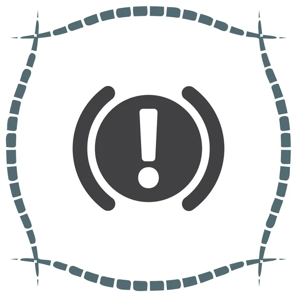 Car parking brake signal vector icon — Stock Vector © quka 61402139