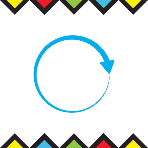 Isolated green circular arrow — Stock Vector © Shiny777 #19442825