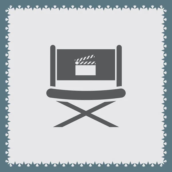 Cinema director chair icon