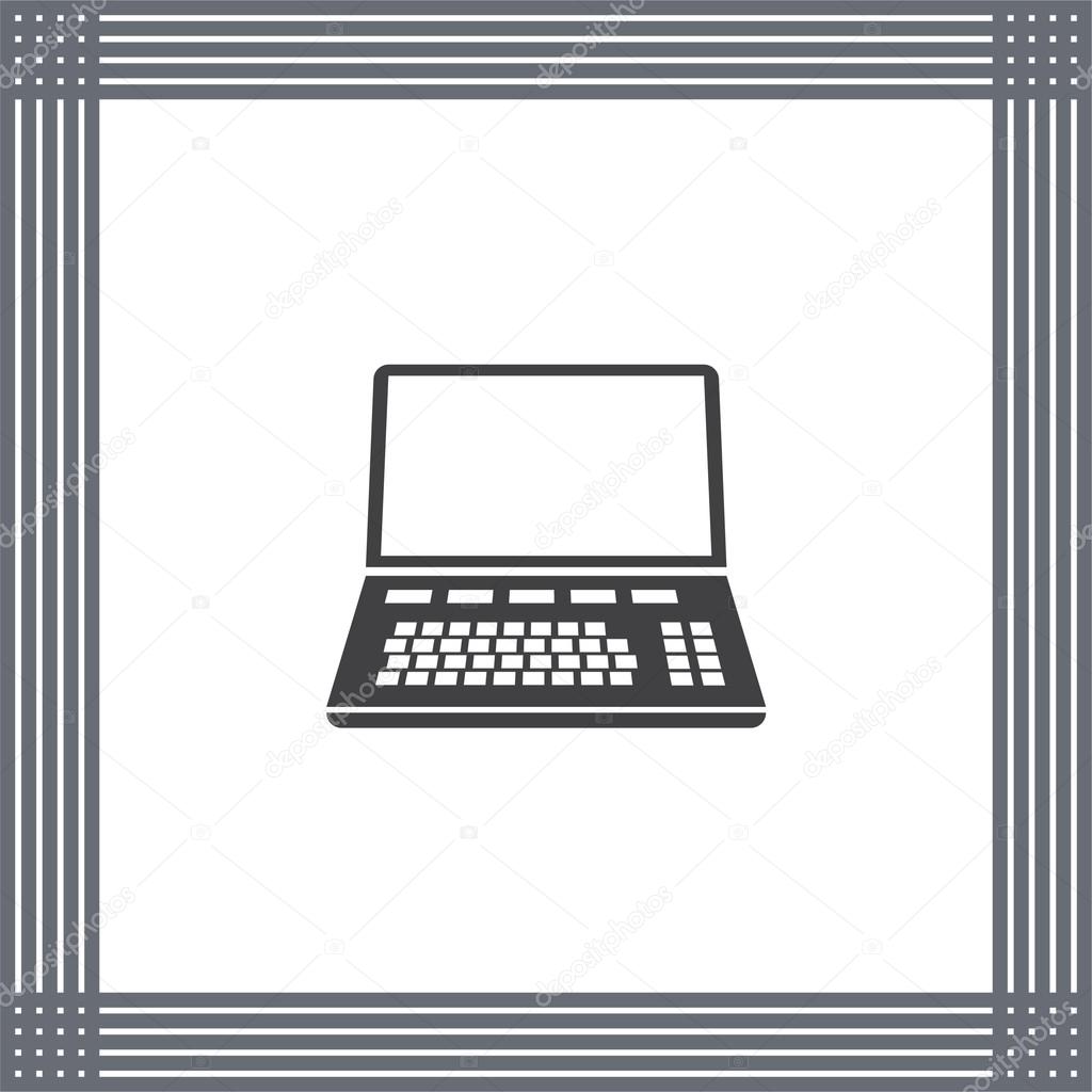 ノート パソコン記号アイコン ストックベクター C Quka ノート パソコン記号アイコン ストックベクター C Quka