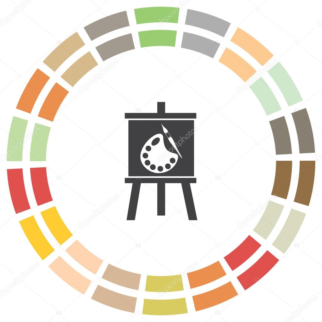 Kunst Zeichnen Malerei Kunst Zeichen Symbol Stockvektor 169 Quka 122041906