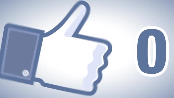BELGRADE, SERBIA - CIRCA SEPTEMBER, 2016: Animation of Facebook social media Like sign. Facebook is the most popular online social networking service — Stock Footage BELGRADE, SERBIA - CIRCA SEPTEMBER, 2016: Animation of Facebook social media Like sign. Facebook is the most popular online social networking service Video Clip