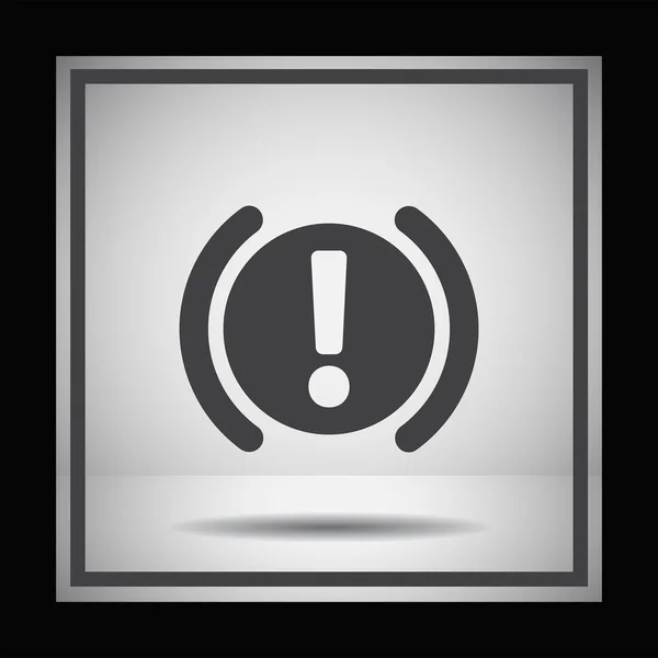 Car parking brake signal vector icon — Stock Vector © quka 61402139