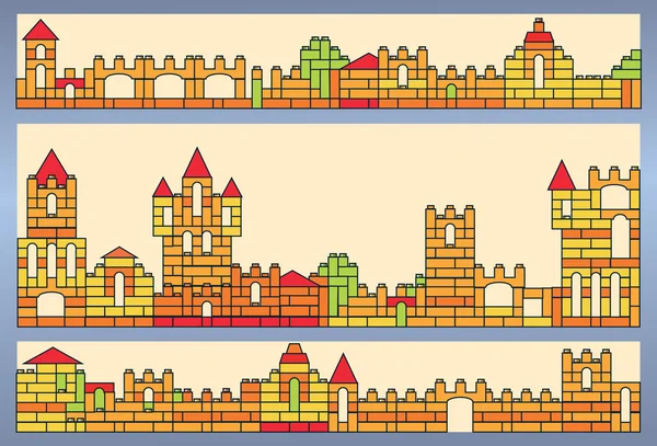 Criança construtor de plástico — Vetor de Stock