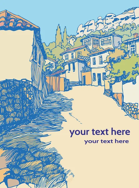 Eski şehrin caddesi.