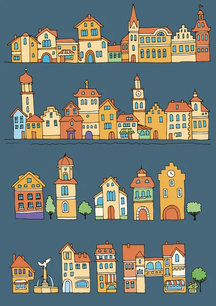Maisons à la hollandaise . — Image vectorielle
