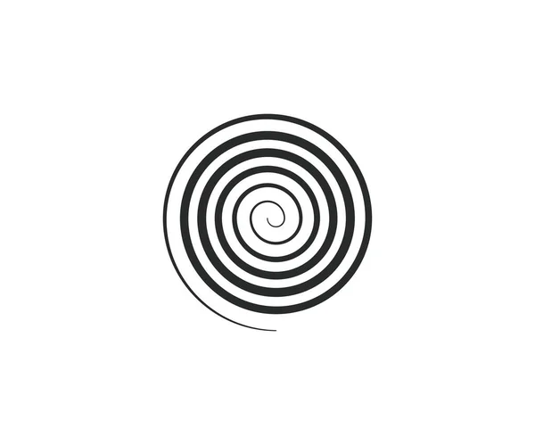 Cercle, hélice, rouleau, icône en spirale. Illustration vectorielle. — Image vectorielle