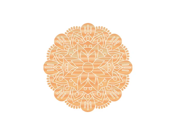 Mandala Vetor Ornamento Elemento Decorativo — Vetor de Stock