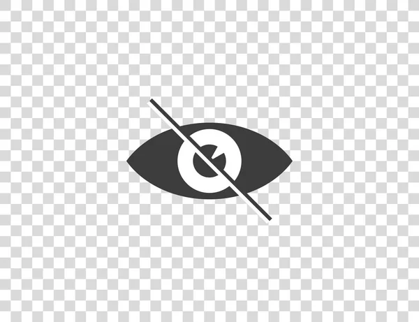 Глаз Невидимый Вектор Иконок — стоковый вектор