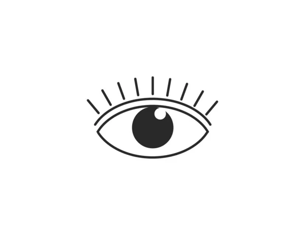 Векторная Иллюстрация Иконка Глаза — стоковый вектор