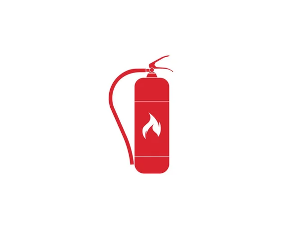 Ilustrație Vectorială Design Plat Siguranță Rire Foc Stingător Icoană — Vector de stoc