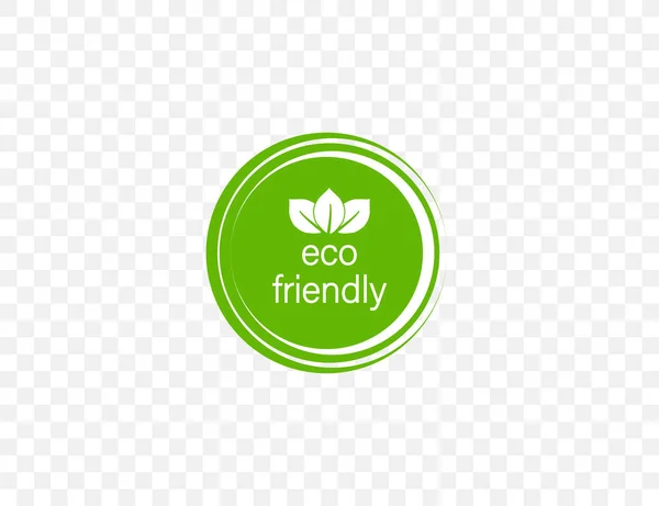 Vector Illustratie Eco Icoon Milieuvriendelijk Bord — Stockvector