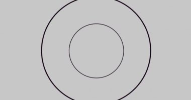 Hareket Arkaplanı, Çember Dalga Arkaplanı. 4K Canlandırması.