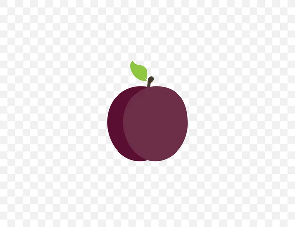 Icône Fruit Illustration Vectorielle Plate — Image vectorielle