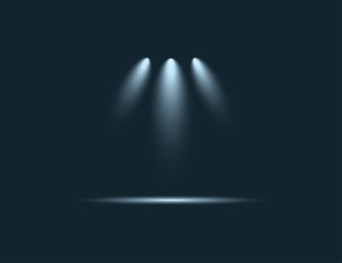 Spot ışığı, parlak illüstrasyon konseri