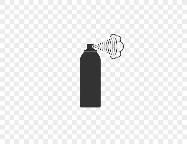 Aerosol, bottiglia, icona spray. Illustrazione vettoriale. Design piatto. — Vettoriale Stock