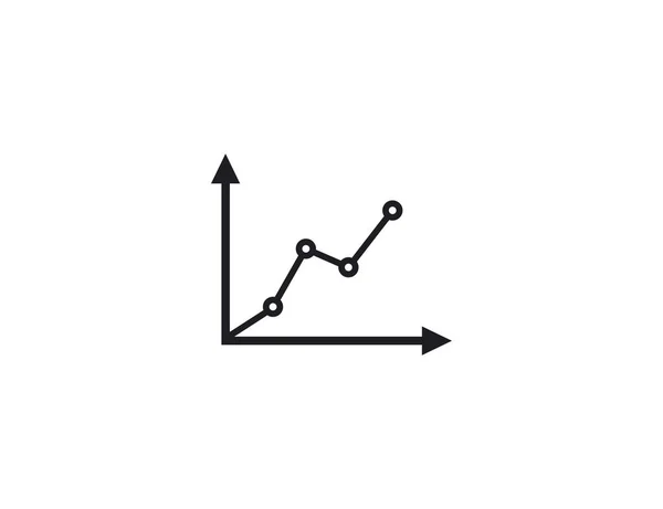 Ilustração Vetorial Design Plano Gráfico Gráfico Ícone Linha — Vetor de Stock