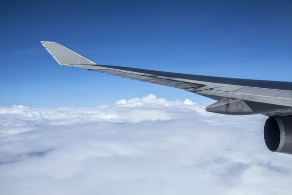 Vista dalla finestra dell'aereo — Foto Stock