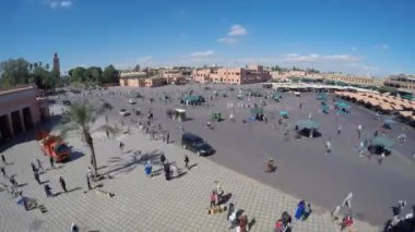 Marakeş zaman çizelgeleri. Jemaa el-Fna